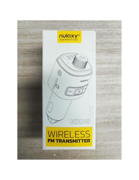 Transmisor FM Bluetooth Nulaxy NX09, Cargador QC3.0, 54W