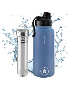 Botella Infusora de Té GROSCHE Chicago 946 ml Acero Inoxidable