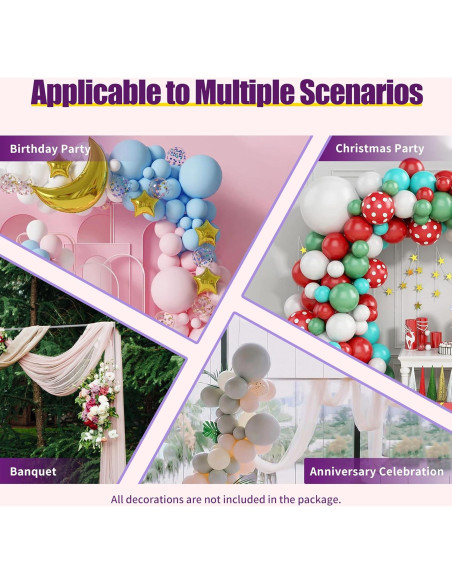 Kit Soporte Arco Boda RIAHNEAH Plateado 3m Carga 10kg