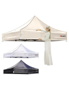 Techo de Reemplazo para Carpa Plegable 10x10 CLAETF Caqui