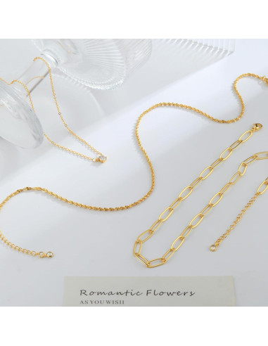 Collar Capa Dorado Bouzilli para Mujeres - Joyería Minimalista