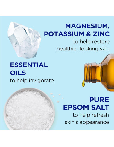 Sal de Epsom Pura Dr Teal 1.36 kg con Magnesio y Minerales