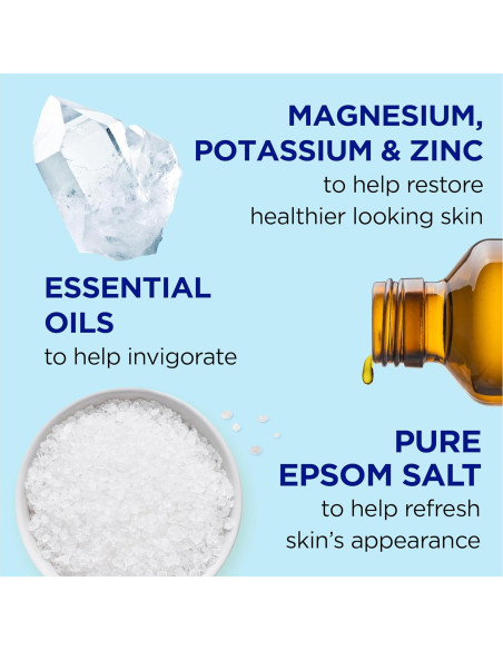 Sal de Epsom Pura Dr Teal 1.36 kg con Magnesio y Minerales