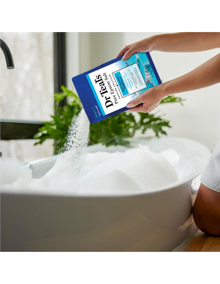 Sal de Epsom Pura Dr Teal 1.36 kg con Magnesio y Minerales