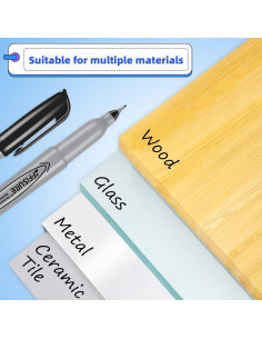 Marcadores Permanentes Affisure 16 Unidades Punta Ultra Fina 0.4mm Negro 2