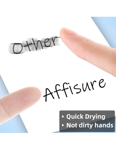 Marcadores Permanentes Affisure 16 Unidades Punta Ultra Fina 0.4mm Negro