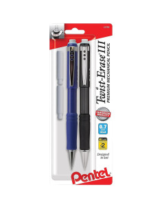 Lápices mecánicos Pentel Twist-Erase III 0.7mm Paquete de 2 2