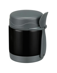 Termo de Sopa Aislado Pawtong 10oz Acero Inoxidable Negro