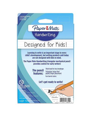 Juego de lápices mecánicos Paper Mate Handwriting 1.3mm 8 unidades