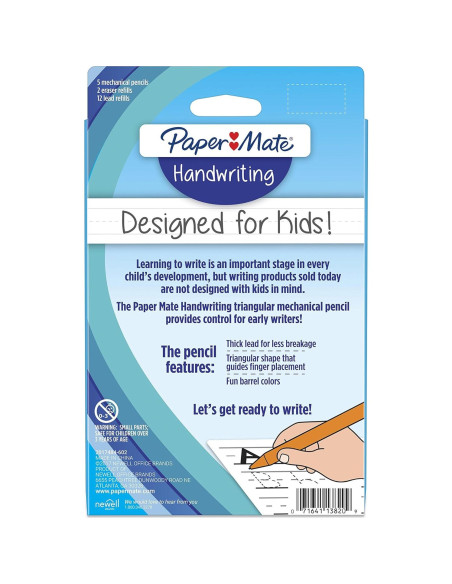 Juego de lápices mecánicos Paper Mate Handwriting 1.3mm 8 unidades