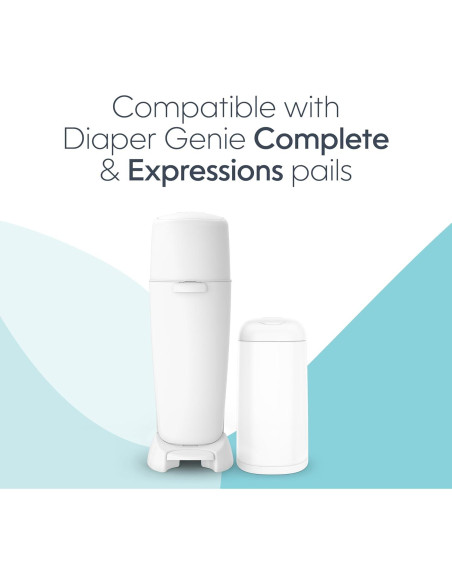 Recargas Diaper Genie 270 Pañales - Paquete de 8 - Max Odor Lock