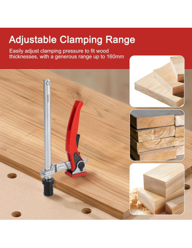 Abrazadera de Palanca MFT FACULX 3/4" (19mm) con 2 Perros