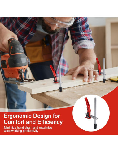 Abrazadera de Palanca MFT FACULX 3/4" (19mm) con 2 Perros