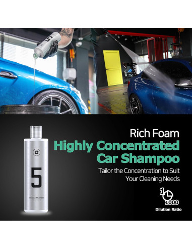 Jabón Concentrado para Lavado de Autos Blask 500 ml - Espuma Rica