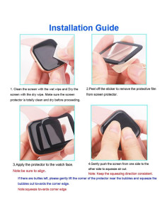 Protector de Pantalla Curvo TPU para Google Pixel Watch - 3 Piezas 2