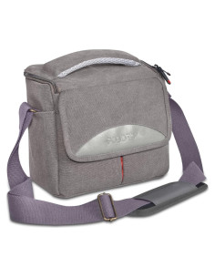 Bolsa de Cámara Compacta FOSOTO B-501 Vintage Lona 20.8x16.8cm