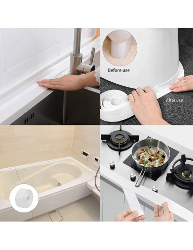 Cinta de Sellado Autoadhesiva PE Solikdm 38mm x 6.4m - 2PCS