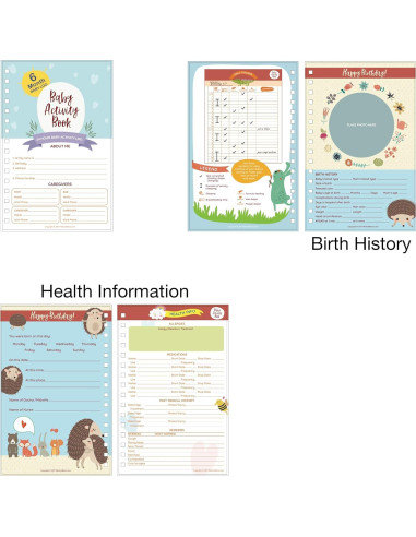 Diario Médico para Bebés Básicos Médicos - Registro Diario A4