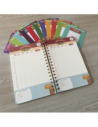 Diario Médico para Bebés Básicos Médicos - Registro Diario A4