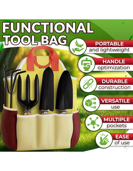 Juego de Herramientas de Jardín NADOBA 10 Piezas Ergonómicas