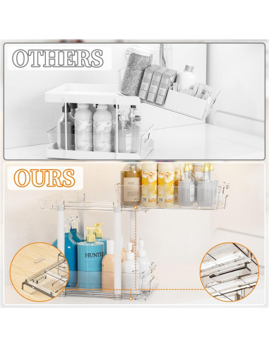 Organizador Bajo Fregadero Yieach 2 Niveles 24.9 cm Alto