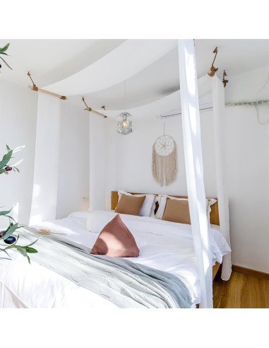 Cortinas de Dosel para Cama de Niñas Comtelek 76.2x578.9cm