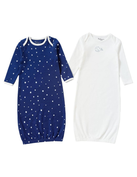 Bata de dormir 100% algodón Minicoco para bebés 0-6 meses