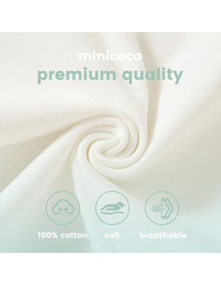 Bata de dormir 100% algodón Minicoco para bebés 0-6 meses