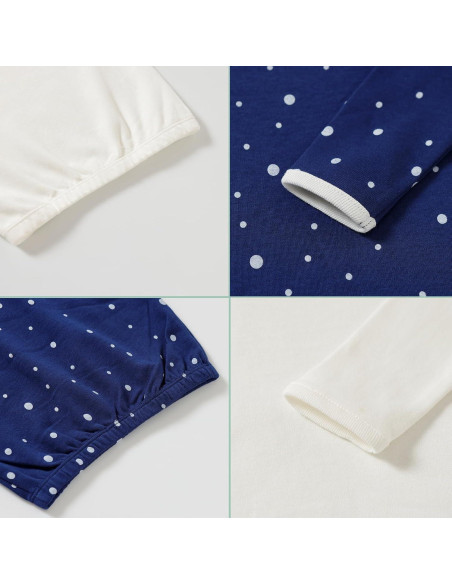 Bata de dormir 100% algodón Minicoco para bebés 0-6 meses