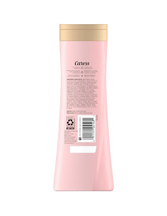 Gel de Ducha Caress Seda Diaria Durazno Blanco 591 ml - Paquete de 4 2