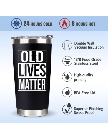 Taza Divertida VIWIS 20oz para Hombres - Regalos Cumpleaños