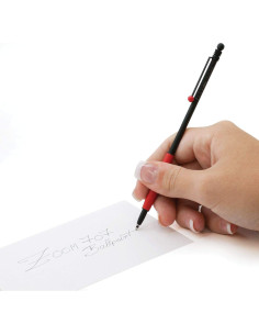 Lápiz Mecánico Tombow ZOOM SH-ZS2 0.5mm Negro/Rojo con Estuche 2