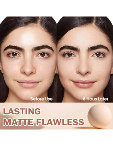 Polvo Compacto evpct 9.92g 01 Marfil Clásico Larga Duración