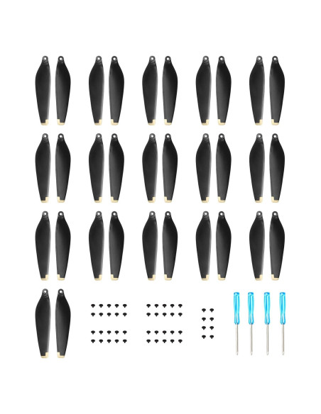 32 Hélices Craznick Mini 4 Pro Bajo Ruido + Tornillos y Destornilladores