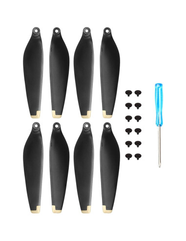 32 Hélices Craznick Mini 4 Pro Bajo Ruido + Tornillos y Destornilladores