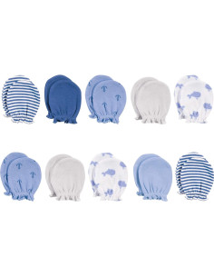 Mitones de Algodón para Bebés Hudson Baby 0-6 Meses 2