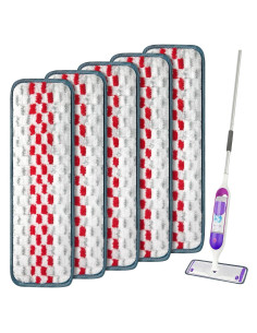 Paños de Mopa Reutilizables Dovesail para Swiffer PowerMop - 5 Pzs