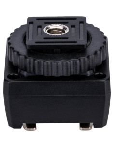 Adaptador de zapata caliente JJC JSC9 con conexión PC y 3.5mm 2