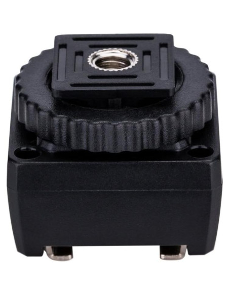 Adaptador de zapata caliente JJC JSC9 con conexión PC y 3.5mm