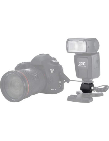 Adaptador de zapata caliente JJC JSC9 con conexión PC y 3.5mm