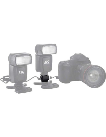 Adaptador de zapata caliente JJC JSC9 con conexión PC y 3.5mm