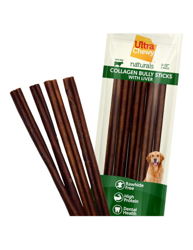 Palitos de Colágeno Ultra Masticables Rush - 23-30 cm, 5 unidades