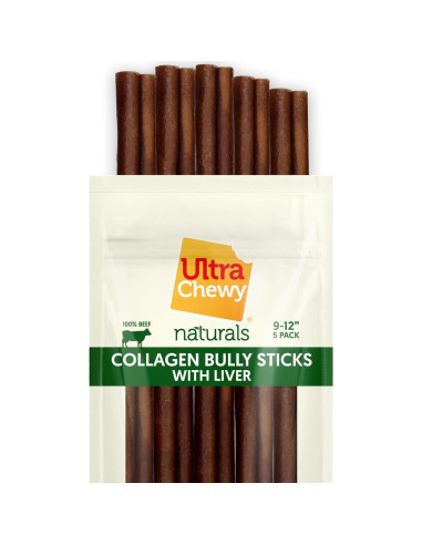 Palitos de Colágeno Ultra Masticables Rush - 23-30 cm, 5 unidades