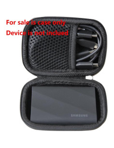 Funda de Viaje Dura Anleo para SSD Samsung T7/T9 2TB/4TB 2