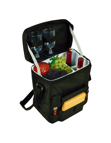 Cesta de Picnic Enfriador Picnic at Ascot 28x19x34cm Negro
