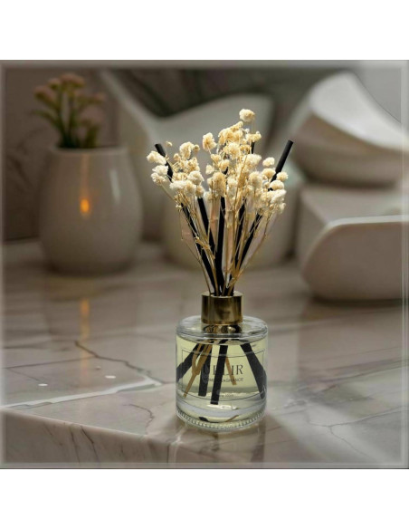 Difusor de caña UPLIR con aceite esencial Jazmín y Té Blanco 100ml