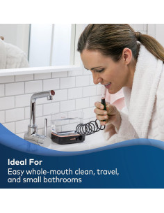 Hilo Dental Portátil Waterpik Sidekick Negro/Cobre WF-04 2