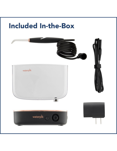 Hilo Dental Portátil Waterpik Sidekick Negro/Cobre WF-04