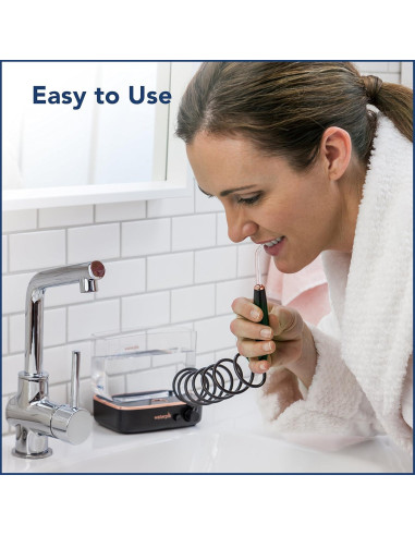 Hilo Dental Portátil Waterpik Sidekick Negro/Cobre WF-04