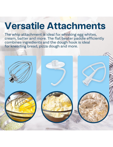 Kit de Accesorios 3 Piezas para Batidoras KitchenAid 5 Cuartos